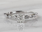 7/8ct. t.w. Radiant Cut Diamond Engagement Ring in 14K White Gold
