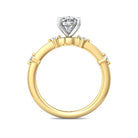 1/7ct. t.w. Diamond Engagement Ring in 14K White and Yellow Gold