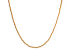 18" Textured Shimmering Bead Chain in 14K Yellow Gold
