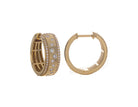 1/2ct. t.w. Diamond Hoop Earrings in 14K Yellow Gold