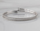 1 1/6ct. t.w. Diamond Flexie Bangle Bracelet in 14K White Gold