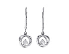 1/3ct. t.w. Kessler 81 Round Diamond Drop Earrings in 14K White Gold