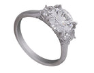 2 1/2ct. t.w. Round Cut Newborn Lab Created Diamond Engagement Ring in 14K White Gold