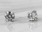 6ct. t.w. Round Brilliant Newborn Lab Created Diamond Stud Earrings in 14K White Gold