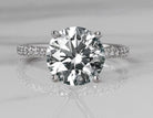 1/6ct. t.w. Diamond Engagement Ring in 14K White Gold