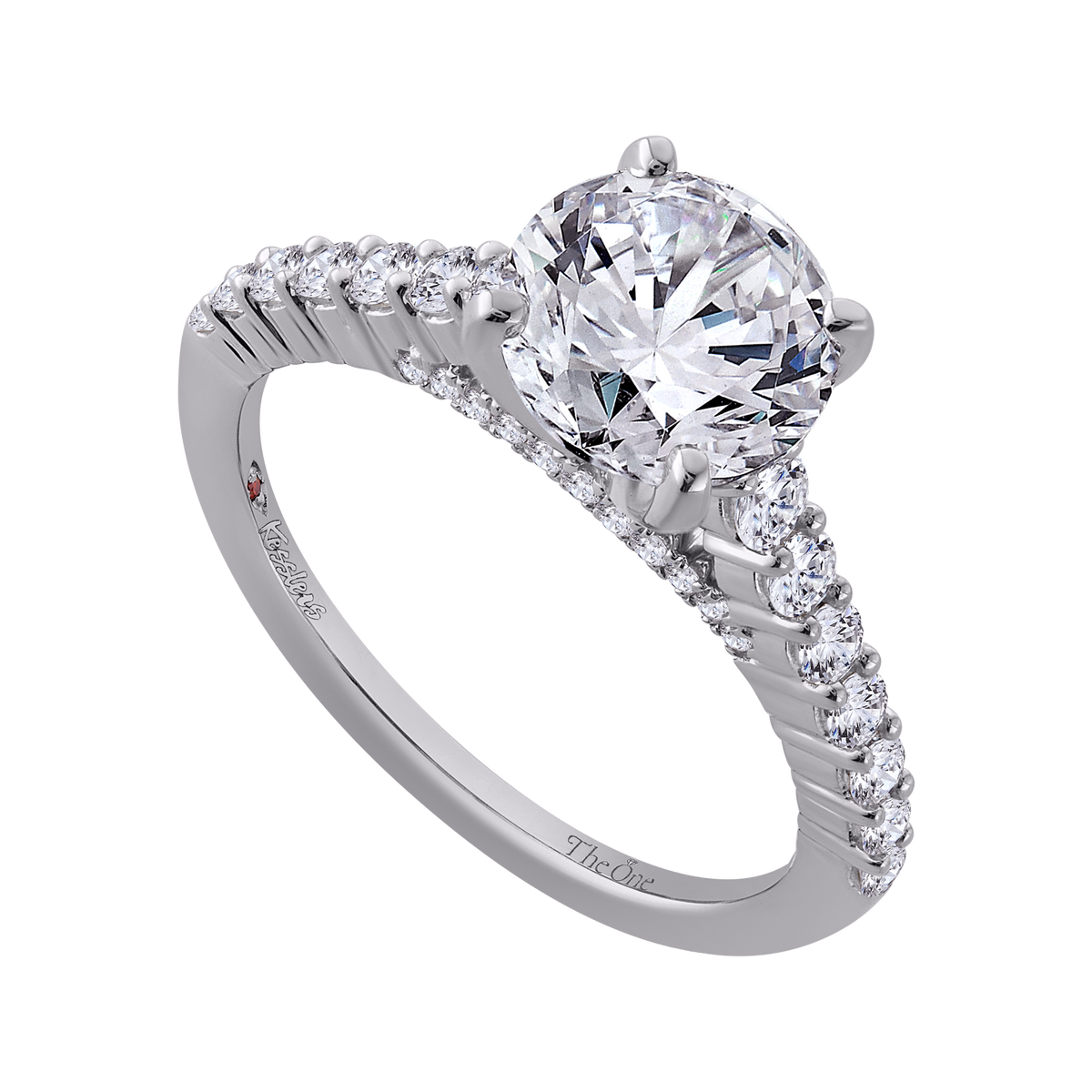 1/2ct. t.w. Diamond Engagement Ring in 14K White Gold
