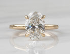 3 1/14ct. t.w. Oval Cut Newborn Lab Created Diamond Engagement Ring in 14K Yellow Gold