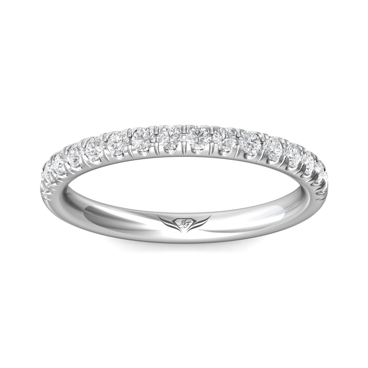 1/3ct. t.w. Diamond Wedding Ring in 14K White Gold