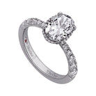 1/2ct. t.w. Round Cut Diamond Engagement Ring in 14K White Gold