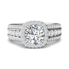 1 1/10ct. t.w. Diamond Engagement Ring in 14K White Gold