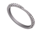 1/4ct. t.w. Diamond Twist Anniversary Ring in 14K White Gold