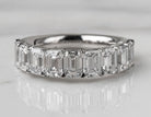 4 5/8ct. t.w. Emerald Cut Newborn Lab Created Diamond Ring in 14K White Gold