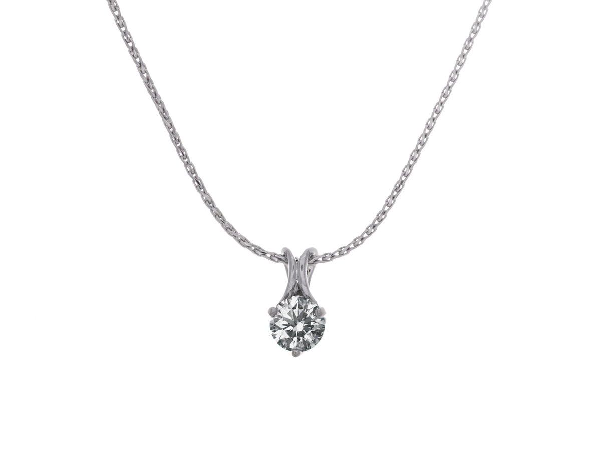 1/4ct. Diamond Pendant in 14K White Gold