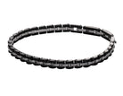 8.5" Black Ion-Plated Stainless Steel RX Link Bracelet