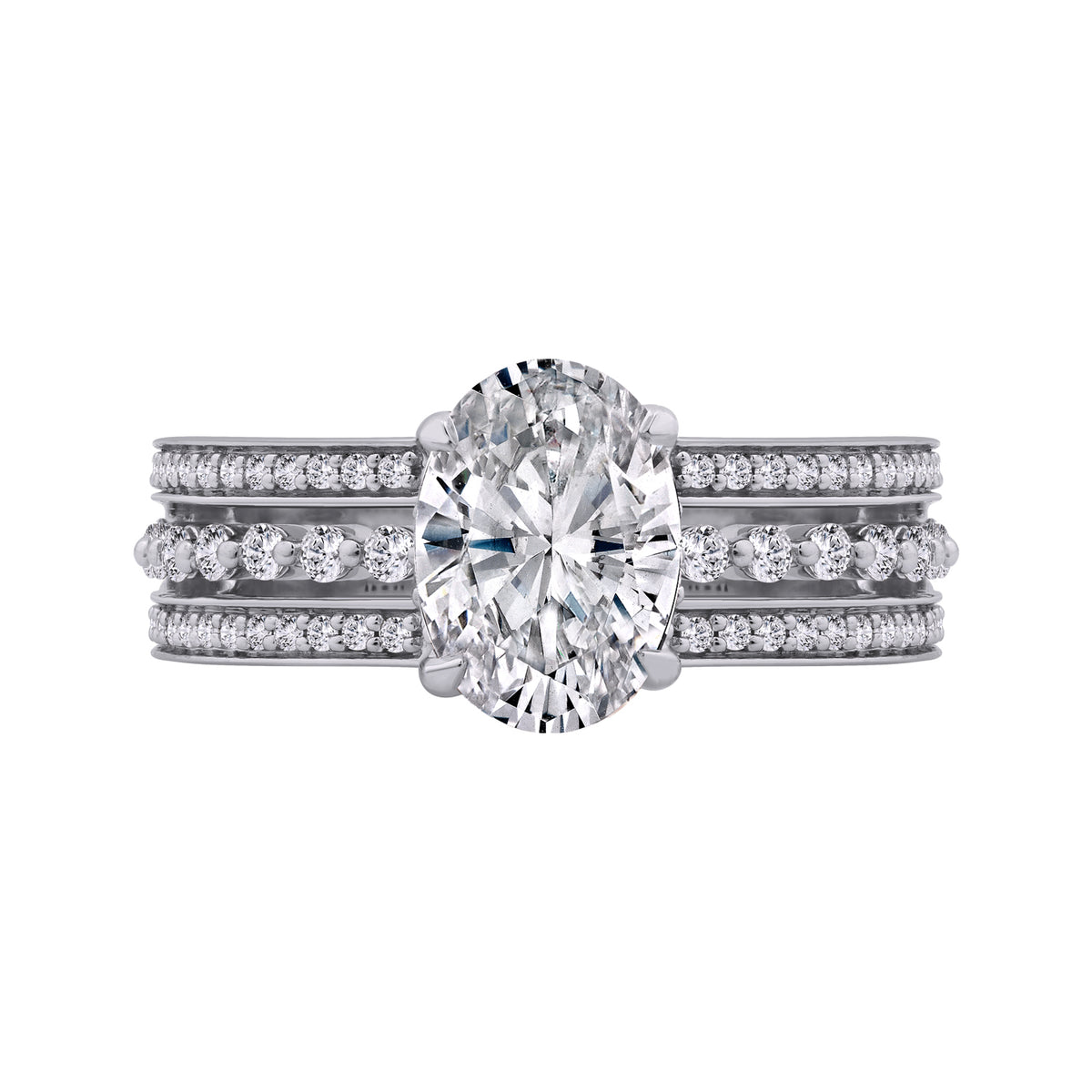 1/2ct. t.w. Diamond Engagement Ring in 14K White Gold