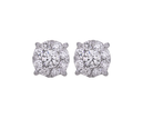 1/3ct. t.w. Diamond Lovebright Earrings in 10K White Gold