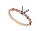1/5ct. t.w. Diamond Engagement Ring in 14K Rose Gold