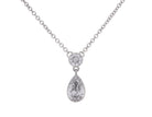 1/2ct. t.w. Newborn Lab Created Diamond Pendant in 14K White Gold