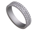 3/4ct. t.w. Diamond Anniversary Ring in 14K White Gold