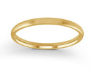 2mm Wedding Band in 14K Yellow Gold