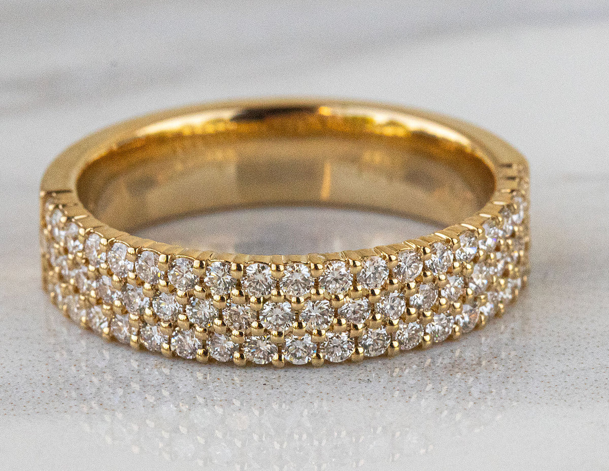 3/4ct. t.w. Diamond Anniversary Ring in 14K Yellow Gold