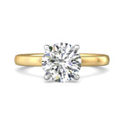 .06ct. t.w. Diamond Engagement Ring in 14K Yellow and White Gold