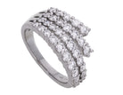 1 2/5ct. t.w. Round Cut Diamond Fashion Ring in 14K White Gold