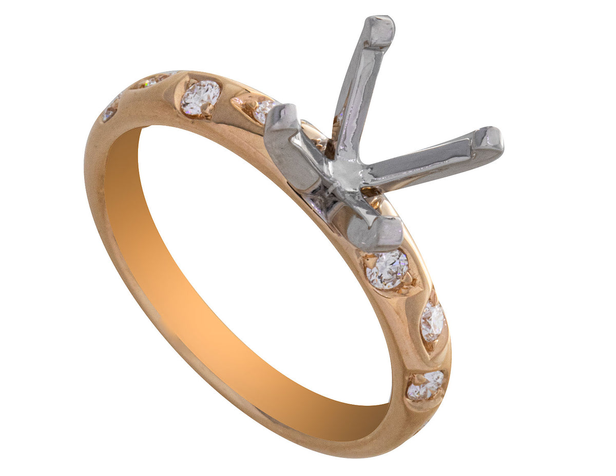 1/5ct. t.w. Diamond Engagement Ring in 14K Yellow Gold
