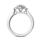 1/2ct. t.w. Round Cut Diamond Engagement Ring in 14K White Gold