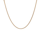 20" Polished Rope Chain in Gold Ion-Plated Stainless Steel