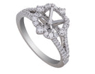 2/5ct. t.w. Diamond Engagement Ring in 14K White Gold