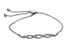 1/14ct. t.w. DIamond Bolo Bracelet in Sterling Silver