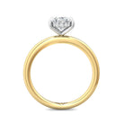 .05ct. t.w. Diamond Engagement Ring in 14K Yellow and White Gold