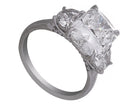 6ct. t.w. Cushion Cut Newborn Lab Created Diamond Engagement Ring in 14K White Gold