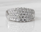 1 1/2ct. t.w. Round Cut Diamond Fashion Ring in 14K White Gold