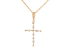 .06ct. t.w. Diamond Cross Pendant in 10K Yellow Gold