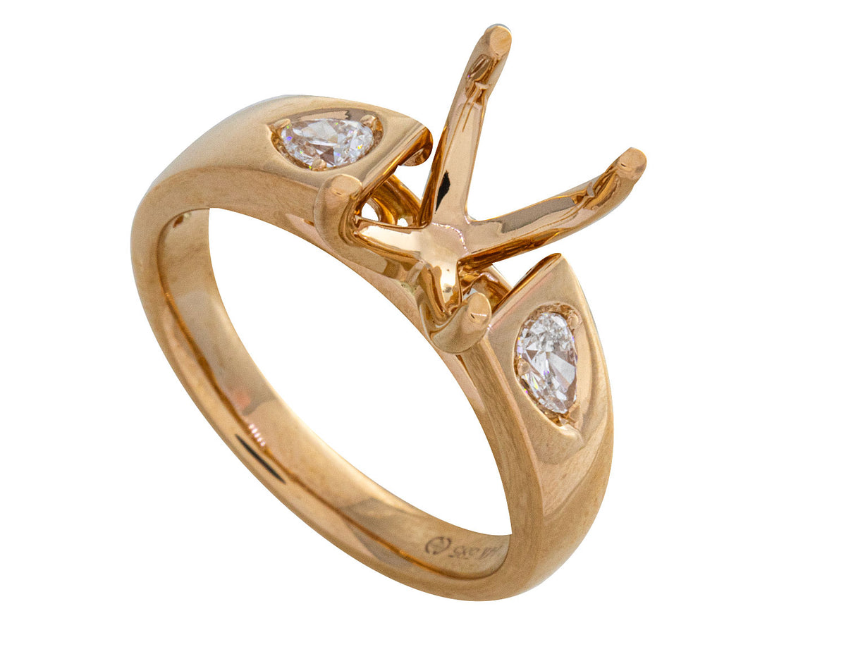 1/4ct. t.w. Diamond Engagement Ring in 14K Yellow Gold
