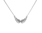 1/10ct. t.w. Diamond Wing Necklace in 14K White Gold