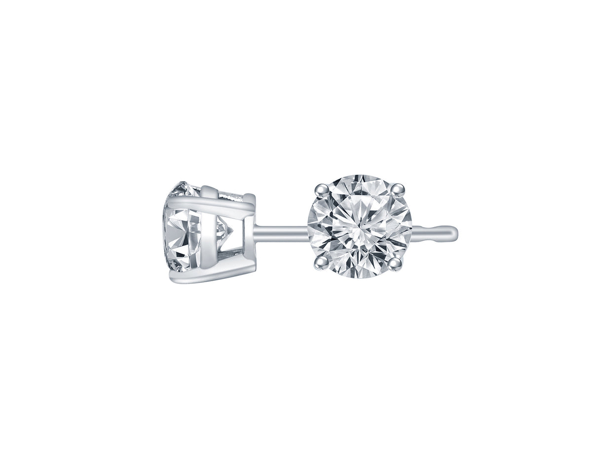 2/5ct. t.w. Diamond Stud Earrings in 14K White Gold