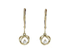1/10ct. t.w. Kessler 81 Round Diamond Drop Earrings in 14K Yellow Gold