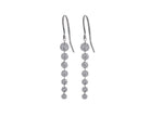 2ct. t.w. Diamond Journey Dangle Earrings in 14K White Gold