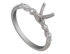 1/4ct. t.w. Diamond Engagement Ring in 14K White Gold