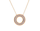 1/4ct. t.w. Diamond Circle Pendant in 14K Yellow Gold