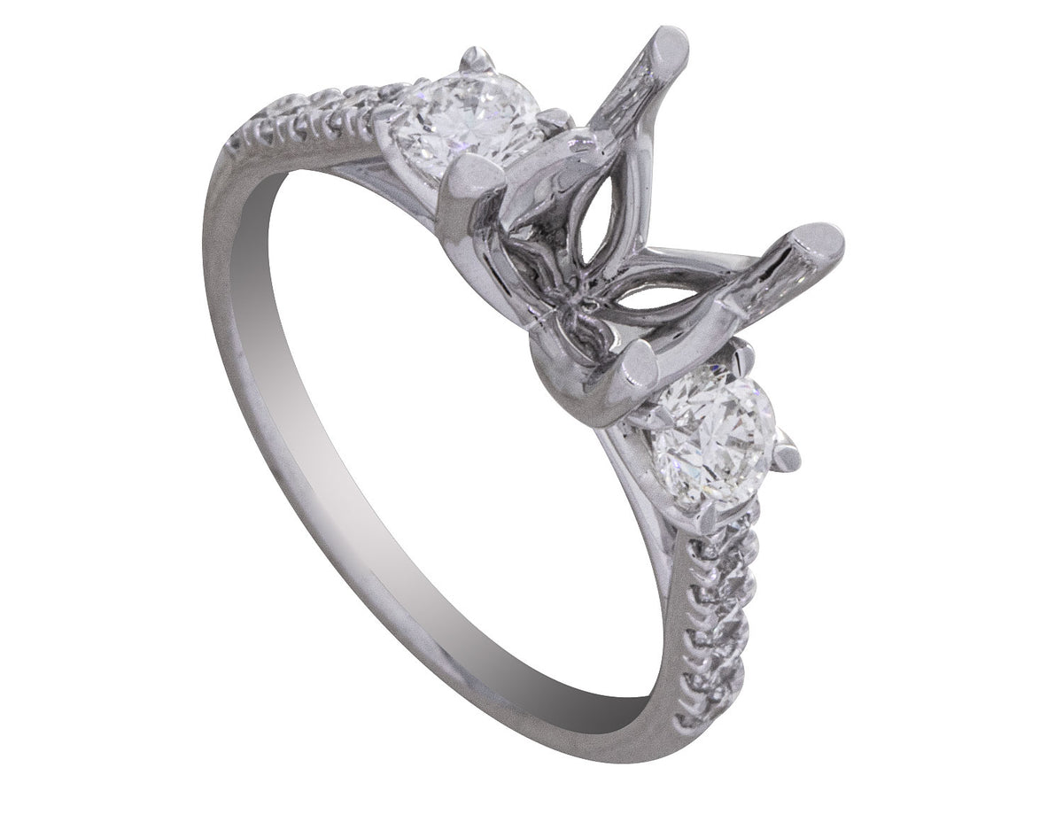 3/4ct. t.w. Diamond Engagement Ring in 14K Yellow Gold