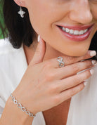 .03ct. t.w. Diamond Infinity Promise Ring in Sterling Silver