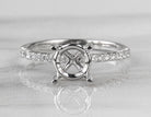 1/5ct. t.w. Diamond Engagement Ring in 14K White Gold