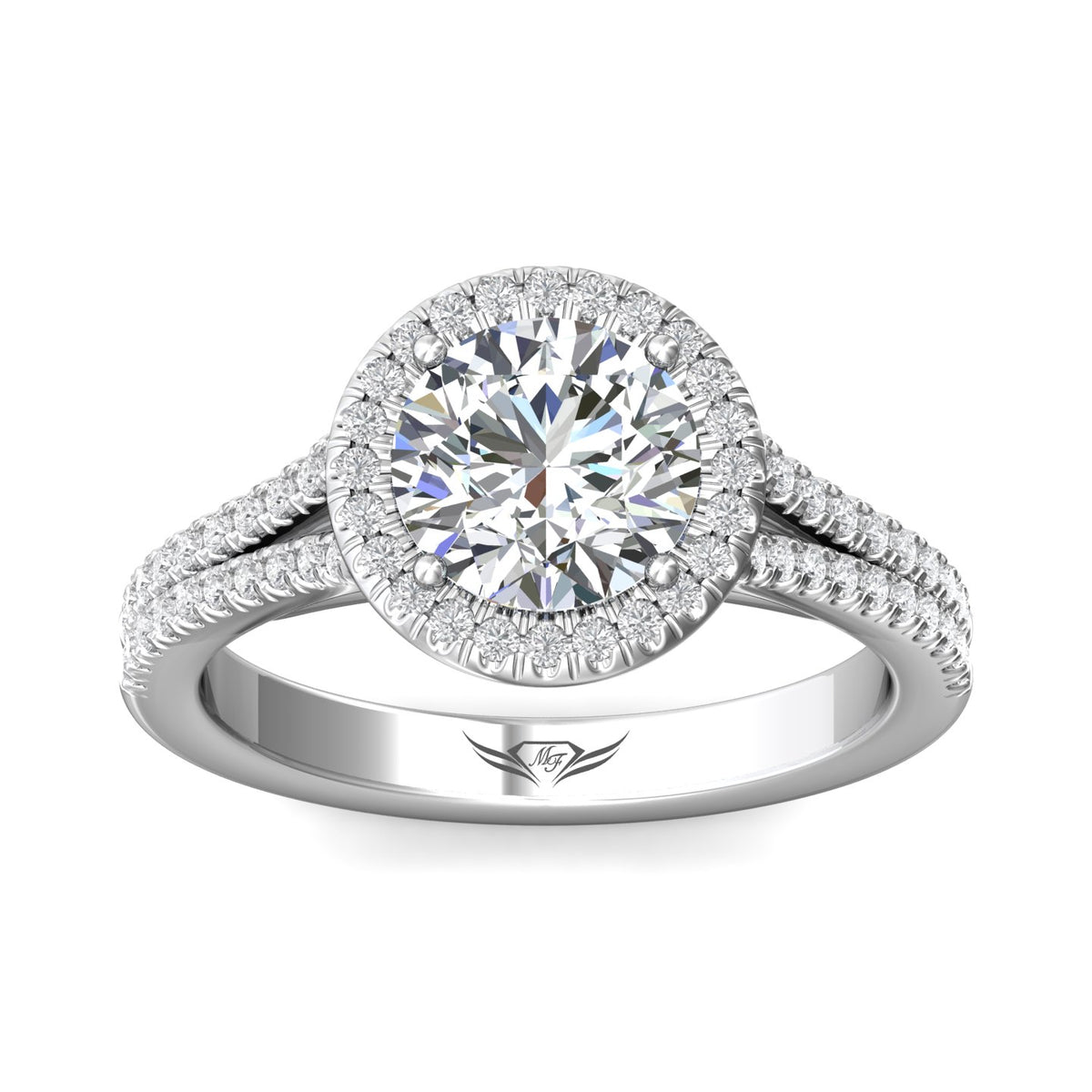 2/5ct. t.w. Diamond Engagement Ring in 14K White Gold