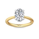 .06ct. t.w. Diamond Engagement Ring in 14K Yellow and White Gold