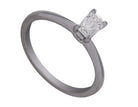 .51ct. Kessler Emerald Cut Solitaire Engagement Ring in 14K White Gold