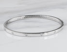 1/3ct. t.w. Diamond Bangle Bracelet in 14K White Gold